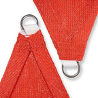 amgo 4' x 4' x 4' red triangle, front angle view