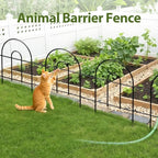 zeny 35 pack decorative garden fence fencing, 50 shown in use