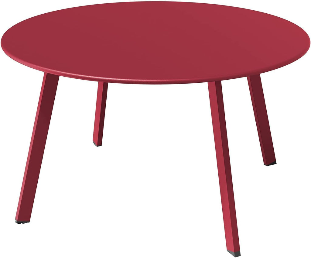 grand patio round steel patio coffee table, weather, main product view