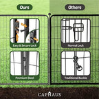caphaus decorative garden fence, 40 inch x 21, side view