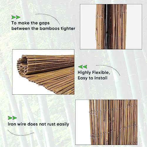 jollybower 4ft x 8ft x 0.4" d natural showing dimensions