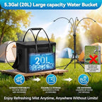 portable misting system, 20l bucket stand mister with, close-up detail