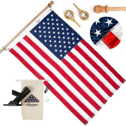 allegiance american flags for outside set 3x5 ft, main product view