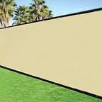 5'x50' 5ft tall 3rd gen tan fence privacy, main product view