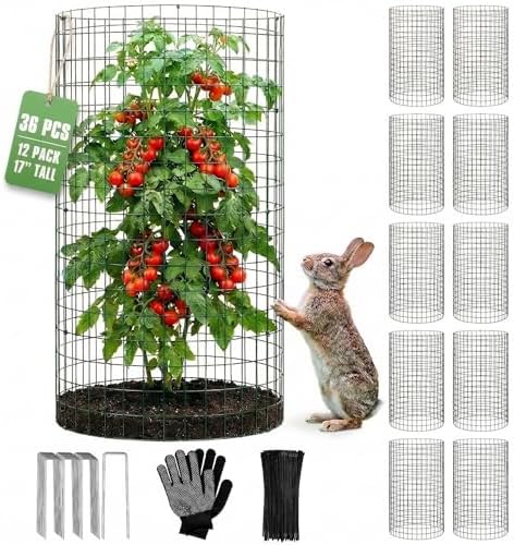 17" x 12" tall round plant cage, main product view
