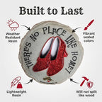 Spoontiques Ruby Slippers Stepping Stone - Wizard of Oz Decorative Garden Stone for Yard, Patio, Garden or Walkway - Outdoor or Indoor Home Decor