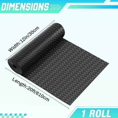 breling 12 in x 20 ft rubber diamond shown in use