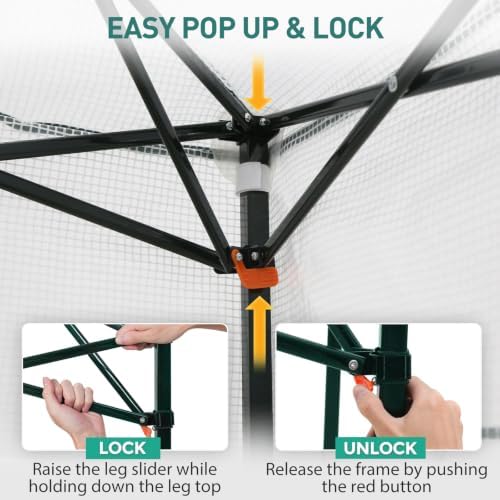 eagle peak 6x4 easy setup small pop up, package contents