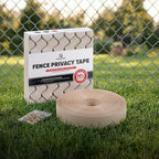 chain link fence privacy tape 250 ft (40 shown in use