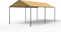 gojooasis 10x20 carport heavy duty portable garage shelter, main product view
