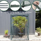 portable 4'x4' large 6ft tall plant netting cover, close-up detail