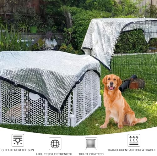 80% silver shade cloth for garden,pergola,greenhouse,chicken coop,kennels,shade cloth, package contents