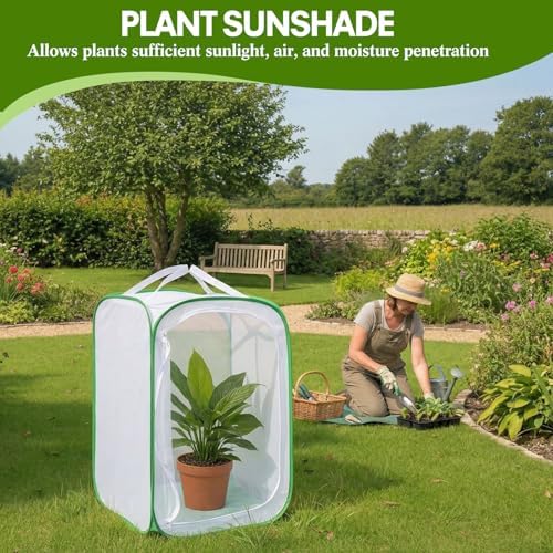 gilprop 2 pack mesh plant covers 24 x showing dimensions