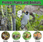 nonmon bird netting deer fence netting 2 pack, front angle view
