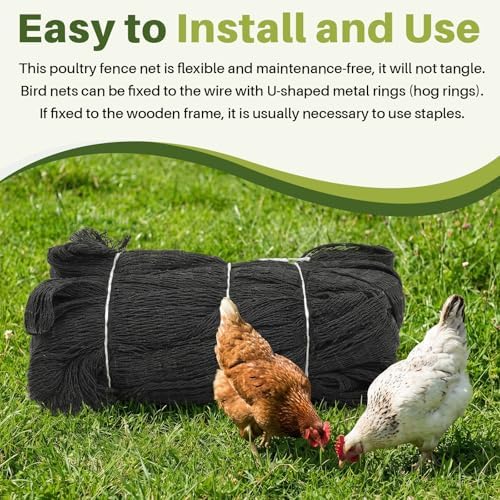 25 ft aviary bird netting chicken netting commercial showing dimensions