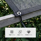colourtree 50% black shade cloth, 10ft x 16ft, close-up detail