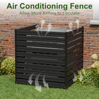 air conditioner fence, 50" w x 50" h on a desk or shelf