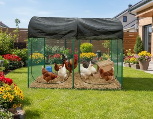 crop cages for garden plant: 8.2x4.1x6ft shade cloth, view 9