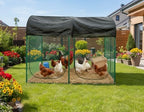 crop cages for garden plant: 8.2x4.1x6ft shade cloth, view 9