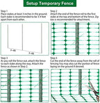safety fence plastic mesh fencing roll,1 roll with showing dimensions