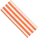 GORGECRAFT 1pc Beach Sling Chair Replacement Canvas 120X43cm Outdoor Chairs Cloth Replacements Reclining Sling Replacement for Sunbathing Garden Courtyard Beach Relaxation, Orange Red White Stripes