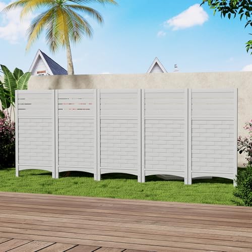 mrosaa outdoor fence privacy panels,resin privacy fence panels, package contents