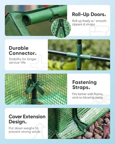 quictent mini greenhouse for indoor outdoor, portable quick-setup, package contents