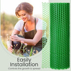 landical 6 rolls chicken wire fencing mesh with showing dimensions