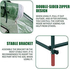 fdw portable greenhouse (l9.83'xw6.42'xh6.33') indoor outdoor large plant shown in use