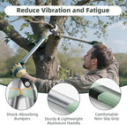 prunepro® loppers for tree trimming stainless steel branch, side view