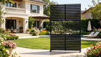 privacy fence screen 6ft metal shown in use