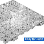 myfamirea modular interlocking cushion 24 pack 11.8" x showing dimensions