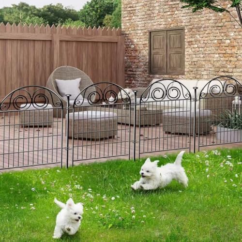 getlay tall garden animal barrier fence with gate, package contents