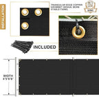 privacy fence screen 4' x 40' heavy duty on a desk or shelf