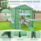 coos bay 6x6 pop up greenhouse outdoor, walk, package contents