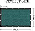 80% garden shade cloth sun shade fabric – shown in use