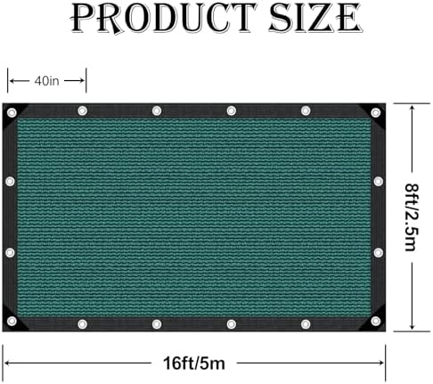 80% garden shade cloth sun shade fabric – shown in use