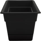 Bloem Dura Cotta Window Box Planter: 30" - Black - Large Box with Tray, Weatherproof Resin Box, Removable Tray for Indoor & Outdoor Use, Gardening, 4 Gallon Capacity
