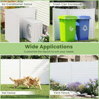 relax4life privacy fence screen, pvc decorative garden fence, package contents