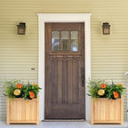 costway planter garden bed, folding planter box, 15", close-up detail