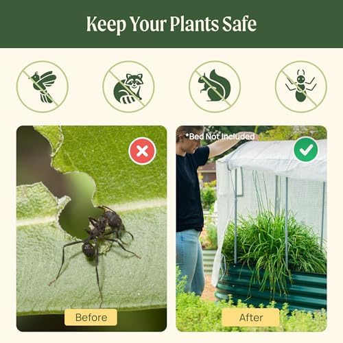 vego garden frost greenhouse cover system for 2.0', close-up detail