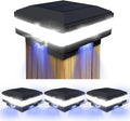 solar post cap lights outdoor, 52 leds 160lm, main product view