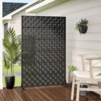 casaphoria metal privacy screen outdoor, 72" h x, close-up detail