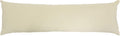Hatteras Hammocks Cream Long Hammock Pillow, Sunbrella Fabric, Hook & Loop Fasteners, Extra Wide Size, Eco-Friendly, Handcrafted in The USA