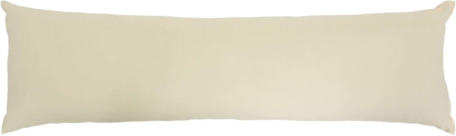 Hatteras Hammocks Cream Long Hammock Pillow, Sunbrella Fabric, Hook & Loop Fasteners, Extra Wide Size, Eco-Friendly, Handcrafted in The USA