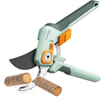 PrunePro® 8.2" Pruning Shears Ultra Sharp Lightweight Bypass Plant Clippers | German Stainless Steel Adjustable Handle Width Ergonomic Small Hands Arthritis Friendly Effortless Cut Up to 1" Garden Tools