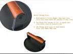 Burger Press 7.08" Round & 8.3”X4.3”Rectangle Heavy-Duty Cast Iron Smash Meat Steak with Wood Handle for Blackstone Camp Chef Pitboss Weber Treager Griddle (Round & Rectangle w Flat Bottom)
