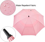 G4Free 47/54/62/68/72 Inch Automatic Open Golf Umbrella Oversize Extra Large Double Canopy Vented Windproof Waterproof Stick Umbrellas