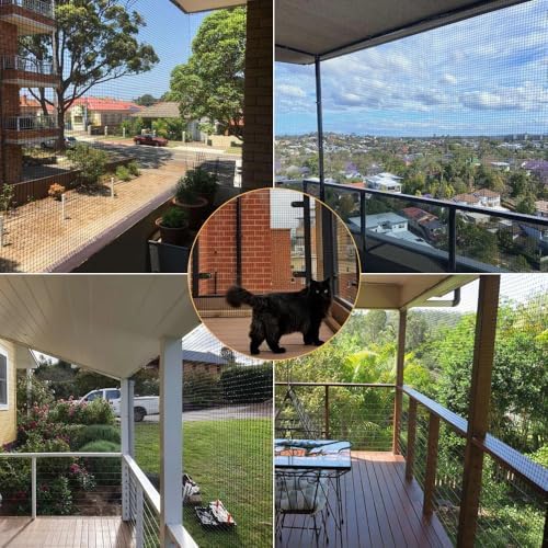 26 ft cat netting balcony, no steel wire, package contents