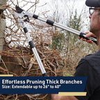 kings county tools tree trimmer loppers with 26" on a desk or shelf